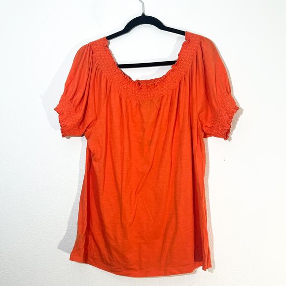 NEW Lauren Ralph Lauren Top Womens XL Mature Basic Preppy Boho Spring Stretch - Picture 4 of 7